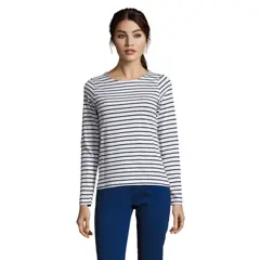 Bild på MARINE DAM RANDIG T-SHIRT