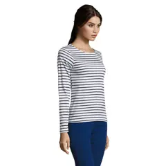 Bild på MARINE DAM RANDIG T-SHIRT